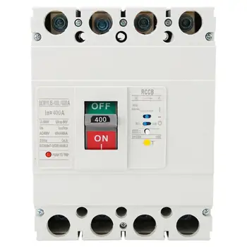 3P+N Molded Case 400A Residual Current Circuit Breaker RCCB Leakage Circuit Breaker
3P+N Molded Case 400A Residual Current Circuit Breaker RCCB Leakage Circuit Breaker