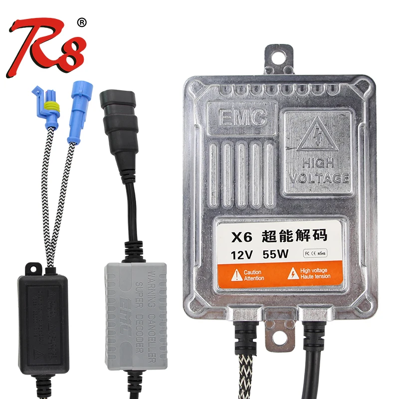 X6 Car Premium Canbus HID Xenon Kit Ballasts Ignition Driver For Lamps H7 H4 55W 12V Spare Parts Replacement No Error
X6 Car Premium Canbus HID Xenon Kit Ballasts Ignition Driver For Lamps H7 H4 55W 12V Spare Parts Replacement No Error