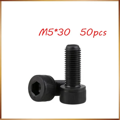 

Free Shipping 50pcs/Lot Metric Thread DIN912 M5x30 mm M5*30 mm Hex Socket Head Cap Screw Bolts m5 screws stainless nails,bolts