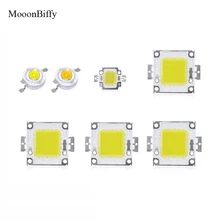 MOONBIFFY 화이트/따뜻한 화이트 10 와트 20 와트 30 와트 50 와트 100 와트 LED 칩 DC 12 볼트 36 볼트 COB 통합 LED 램프 다이오드(China)