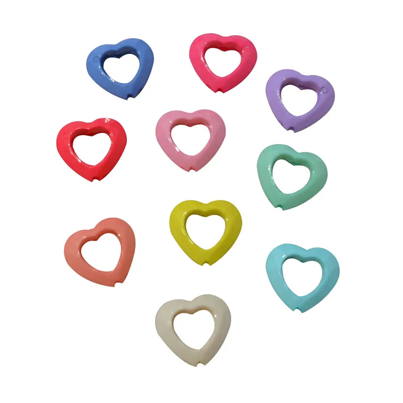 Acrylic Hallow Heart Charms Necklace Spacer Departments 19MM Mix Color Acrylic Beads For DIY Jewelry Making Accessories 50pcs
Acrylic Hallow Heart Charms Necklace Spacer Departments 19MM Mix Color Acrylic Beads For DIY Jewelry Making Accessories 50pcs