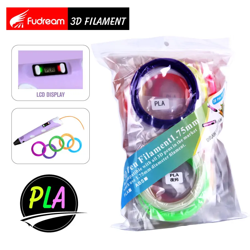 20 color per set 3D Pen Filament ABS/PLA/PCL 1.75mm Plastic Rubber Printing Material For 3D Printer Pen Filamen with plastic bag
20 color per set 3D Pen Filament ABS/PLA/PCL 1.75mm Plastic Rubber Printing Material For 3D Printer Pen Filamen with plastic bag