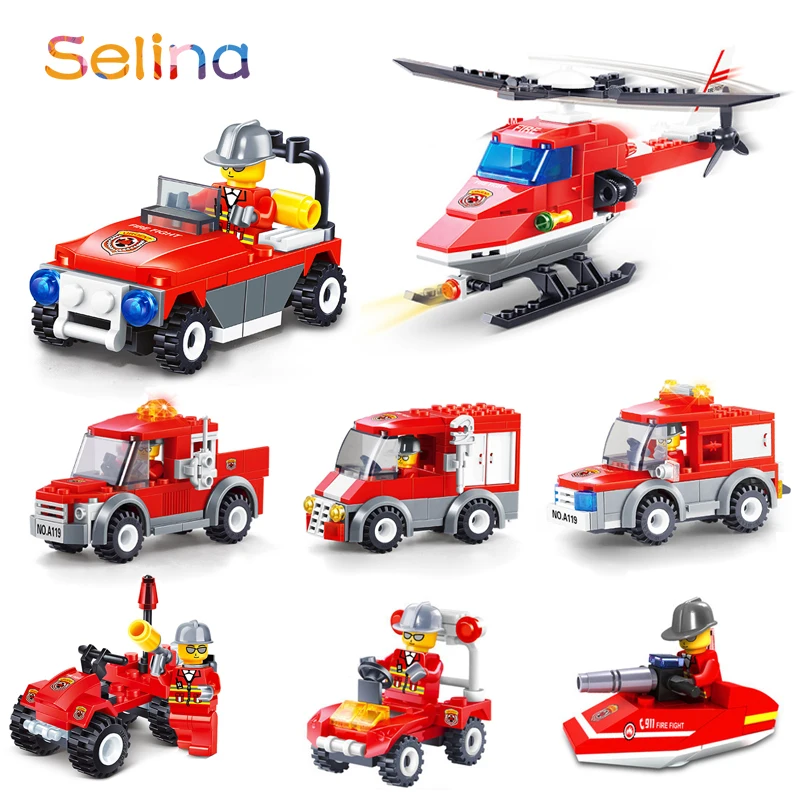 City Fire Station Car Fire Car Ship Boat Truck Building Blocks Kit Figures Fireman Model Bricks Education Toys Compatible
City Fire Station Car Fire Car Ship Boat Truck Building Blocks Kit Figures Fireman Model Bricks Education Toys Compatible