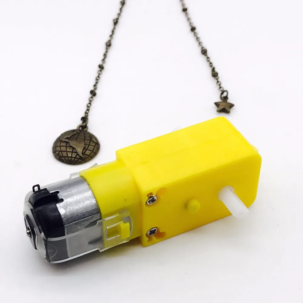 TTmotor 1:48 Double shaft 3-6V DC Gear Motor/with tyre or plug,Strong Magnet Anti-interference,use for Robot/Smart Car/DIY model
TTmotor 1:48 Double shaft 3-6V DC Gear Motor/with tyre or plug,Strong Magnet Anti-interference,use for Robot/Smart Car/DIY model