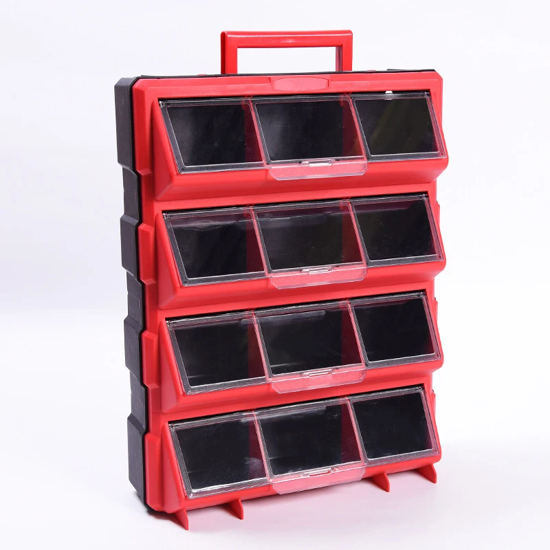 New Tool Case Parts Box Classification of Ark Multi-grid Drawer Type Building Blocks Case Screw Classification Component Box Red
New Tool Case Parts Box Classification of Ark Multi-grid Drawer Type Building Blocks Case Screw Classification Component Box Red