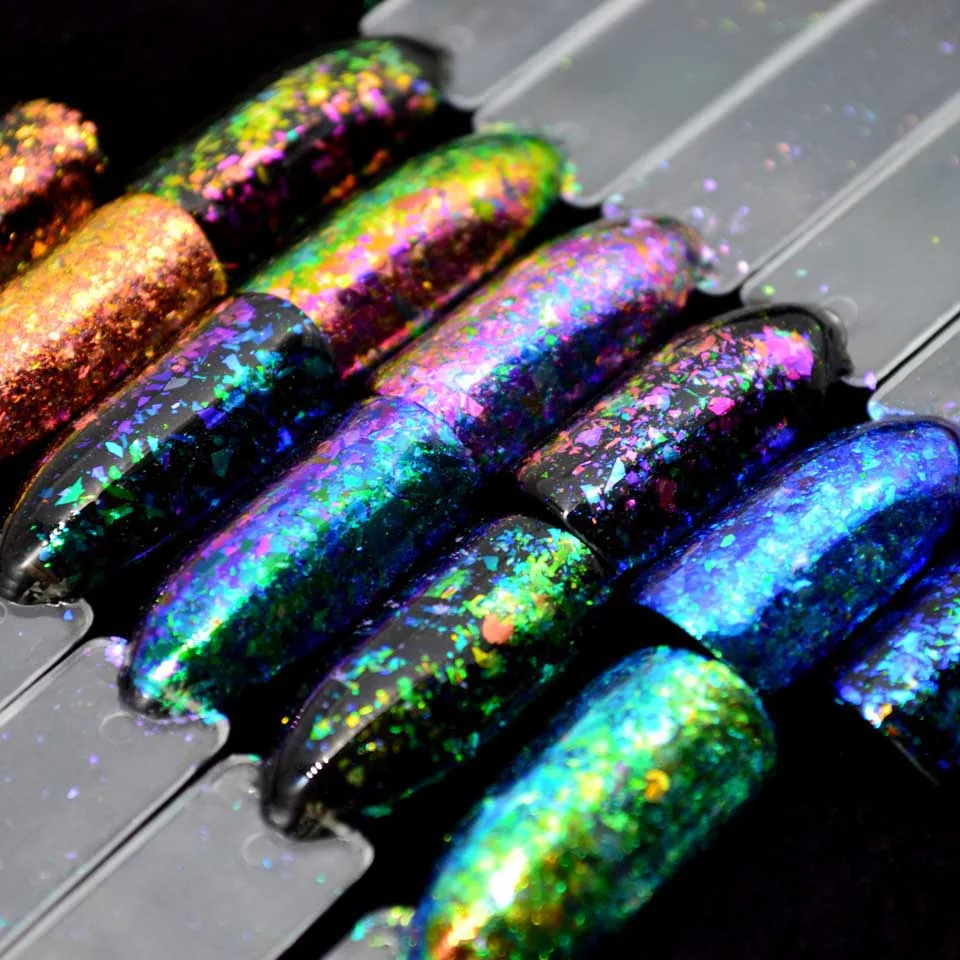 1 Box Aafke Chameleon Flakes for Nails Glitter Power Sequins Unicorn Powder Mirror Chrome Nail Powder Shinning Nail Dust SF2034
1 Box Aafke Chameleon Flakes for Nails Glitter Power Sequins Unicorn Powder Mirror Chrome Nail Powder Shinning Nail Dust SF2034