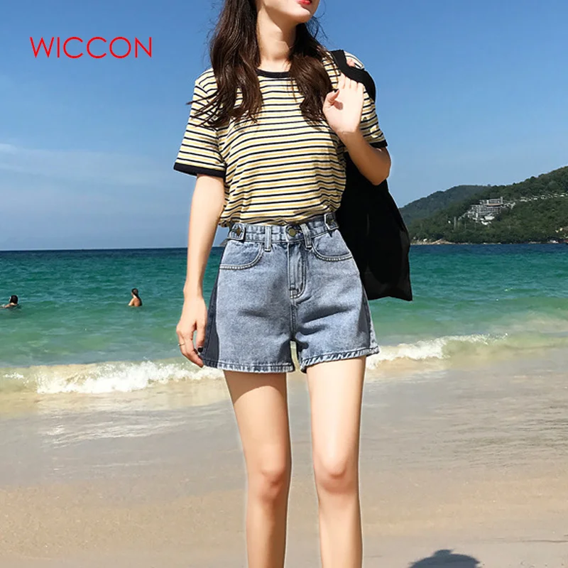 Women's Denim Shorts Summer Mom Jeans High Waist Shorts Women 2019 Plus Size Short Femme Blue Gray Wide Leg Shorts Jeans
Women's Denim Shorts Summer Mom Jeans High Waist Shorts Women 2019 Plus Size Short Femme Blue Gray Wide Leg Shorts Jeans