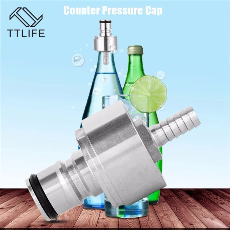 TTLIFE Home Brewing Beer Carbonation Cap 5/16" Barb Ball Lock CO2 Water Juice Carbonator for Plastic Bottles Ball Connectors New
TTLIFE Home Brewing Beer Carbonation Cap 5/16" Barb Ball Lock CO2 Water Juice Carbonator for Plastic Bottles Ball Connectors New