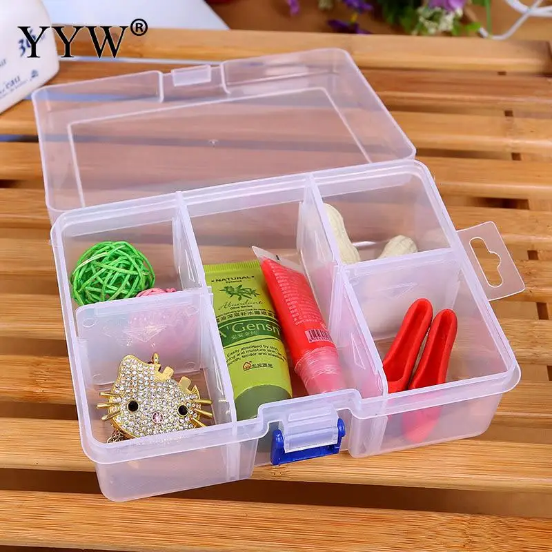 Big 6 Cells Plastic Tool Box Case Jewelry Rings Craft Organizer Storage Beads tiny stuff Compartments Containers Makeup Box
Big 6 Cells Plastic Tool Box Case Jewelry Rings Craft Organizer Storage Beads tiny stuff Compartments Containers Makeup Box