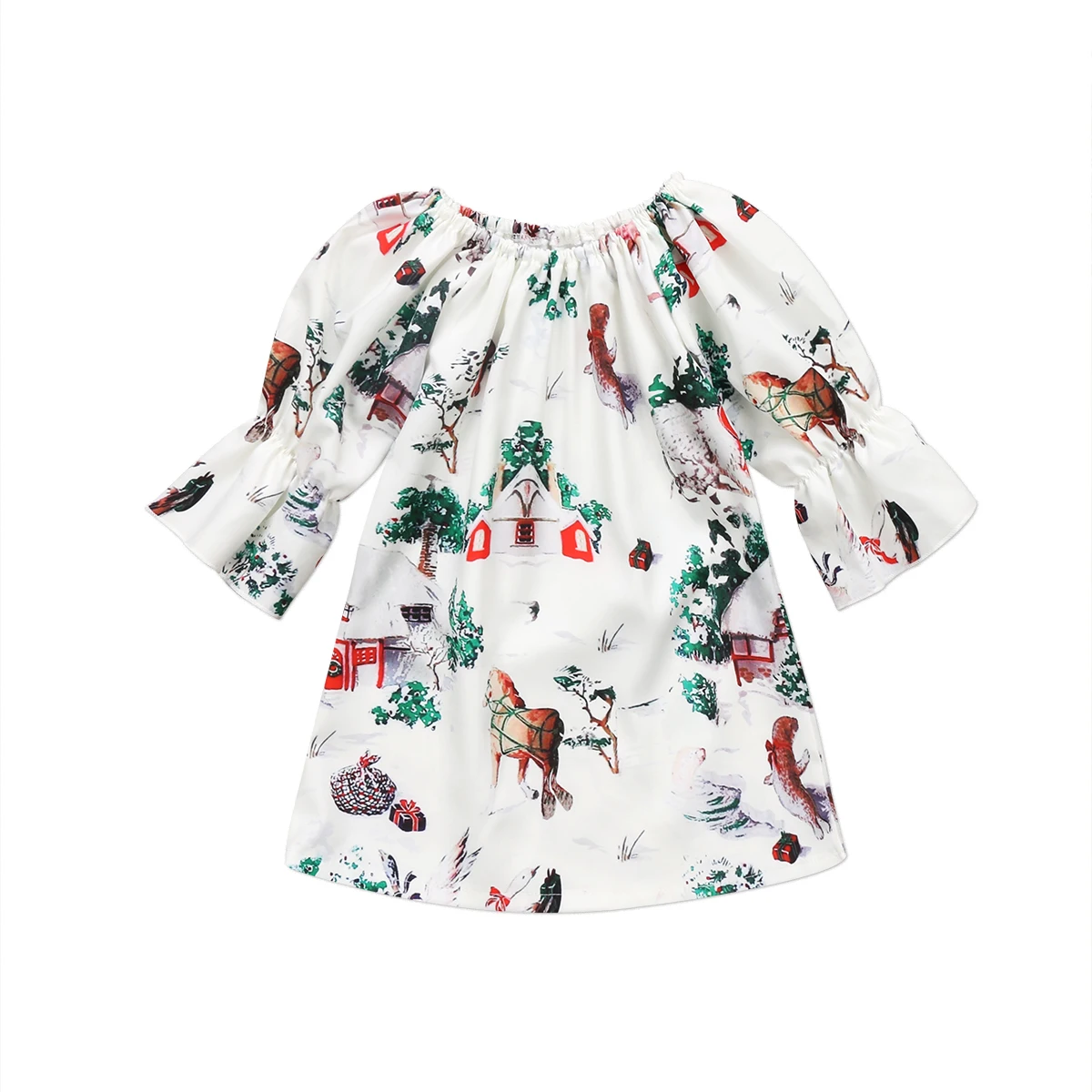 Christmas Toddler Kid Baby Girls Xmas Animal Print Costume Cute Floral Long Sleeve Dresses Size 0-5T
Christmas Toddler Kid Baby Girls Xmas Animal Print Costume Cute Floral Long Sleeve Dresses Size 0-5T
