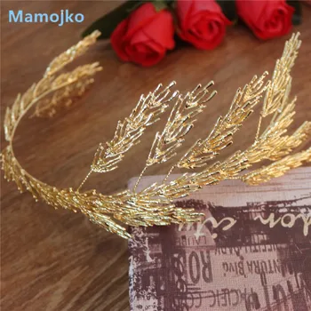 Mamojko Baroque Wedding Bridal Hair Accessories Bridesmaid Wheat Ears Women Gold Crystal Tiara Crown Headbands
Mamojko Baroque Wedding Bridal Hair Accessories Bridesmaid Wheat Ears Women Gold Crystal Tiara Crown Headbands