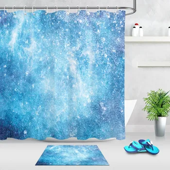 LB Blue Ice Custom Shower Curtain with Door Mat Set Luxury Eco-Friendly Waterproof Bathroom Fabric For Art Nature Bathtub Decor
LB Blue Ice Custom Shower Curtain with Door Mat Set Luxury Eco-Friendly Waterproof Bathroom Fabric For Art Nature Bathtub Decor