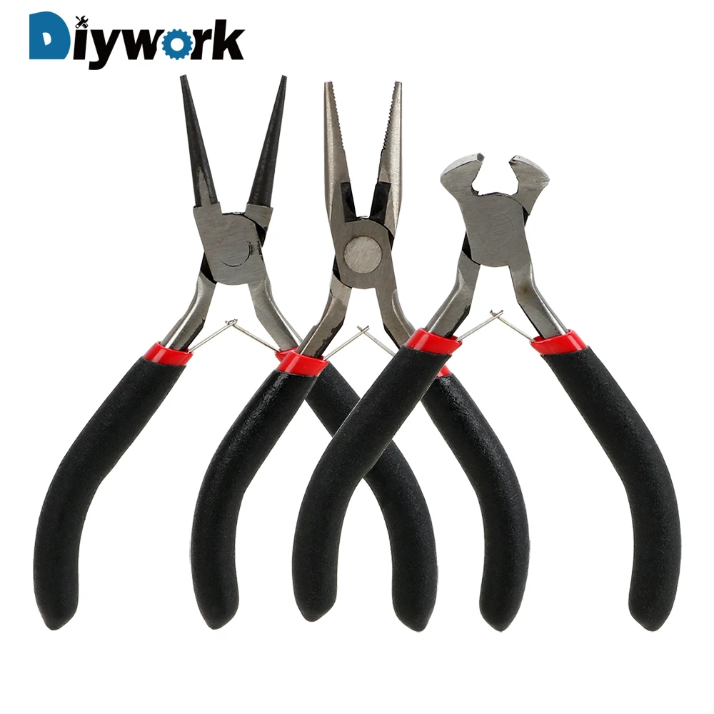 DIYWORK Jewelry Pliers Tools Pliers For Accessory Jewelry HOT Sale 3 Styles Jewelry Making DIY Handcraft Beadwork Repair
DIYWORK Jewelry Pliers Tools Pliers For Accessory Jewelry HOT Sale 3 Styles Jewelry Making DIY Handcraft Beadwork Repair