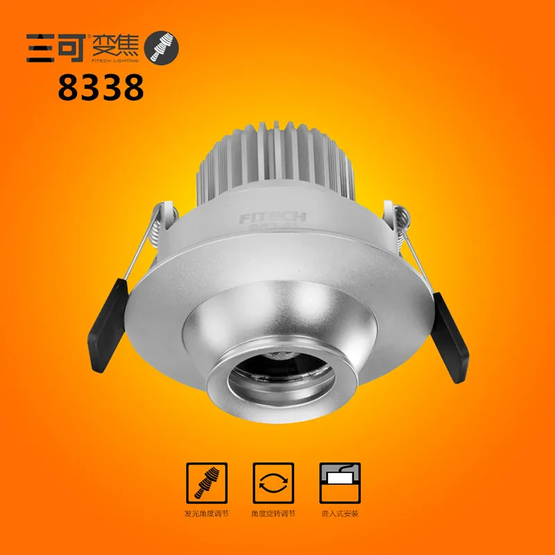 2cs/lot 7W Ceiling downlight LED ceiling lamp Recessed Spot light 100-240V for Showroom Museum home illumination
2cs/lot 7W Ceiling downlight LED ceiling lamp Recessed Spot light 100-240V for Showroom Museum home illumination