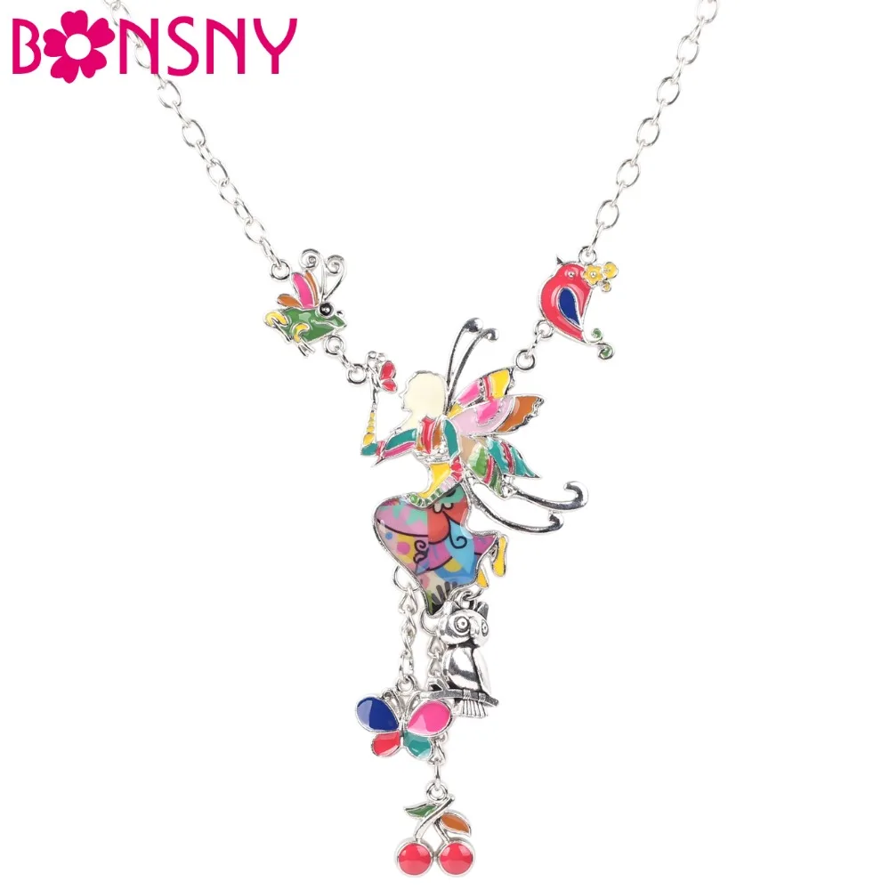 Bonsny Maxi Alloy Butterfly Fairy Enamel Jewelry Colorful Pendant 2016 New Novelty Jewelry For Women Statement Charm
Bonsny Maxi Alloy Butterfly Fairy Enamel Jewelry Colorful Pendant 2016 New Novelty Jewelry For Women Statement Charm