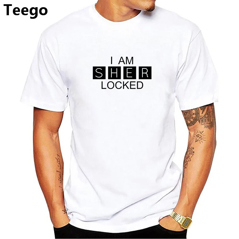 I Am Sher Locked T-shirt Sherlock Holmes T Shirt Tv Movie Mens Womens Short Sleeve Tops Tees
I Am Sher Locked T-shirt Sherlock Holmes T Shirt Tv Movie Mens Womens Short Sleeve Tops Tees