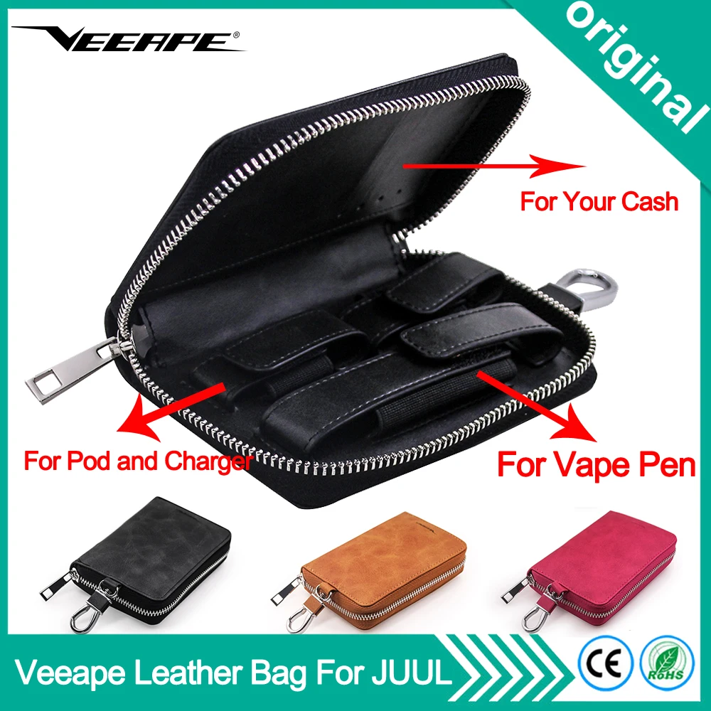 Original Veeape MYBLU Leather Bag Pocket Pouch Portable Protective Cover For JUUL Vape Pen Wallet Card Bag For E Cigarette
Original Veeape MYBLU Leather Bag Pocket Pouch Portable Protective Cover For JUUL Vape Pen Wallet Card Bag For E Cigarette