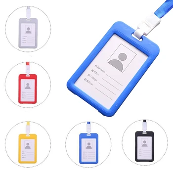 1Pcs ID Badge Holder Accessories Vertical Credit Card Bus Cards Case Cute Stationery Supplies With Lanyard Badged
1Pcs ID Badge Holder Accessories Vertical Credit Card Bus Cards Case Cute Stationery Supplies With Lanyard Badged
