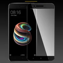 Para xiaomi mi a1 de vidrio templado de la cubierta completa primer protector de pantalla xio mi a1 película de vidrio original xao de mi a1 4 GB 64 GB 5,5 pulgadas(China)
