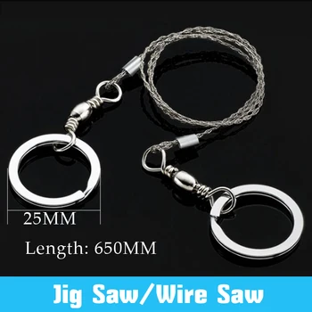 Cold forest outdoor equipment field survival saw rope saw portable wilderness survival Soft wire Jig Saw
Cold forest outdoor equipment field survival saw rope saw portable wilderness survival Soft wire Jig Saw