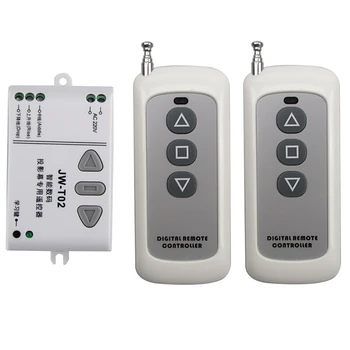 AC 220 V Wireless remote control switch 1 receiver + 2 transmitter tubular motor controller forward/reverse/stop 3 key
AC 220 V Wireless remote control switch 1 receiver + 2 transmitter tubular motor controller forward/reverse/stop 3 key