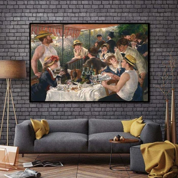 XX3171 Luncheon of the Boating Party Oil Painting on Canvas Reproduction Pierre Auguste Renoir Oil Painting for Home Decor
XX3171 Luncheon of the Boating Party Oil Painting on Canvas Reproduction Pierre Auguste Renoir Oil Painting for Home Decor