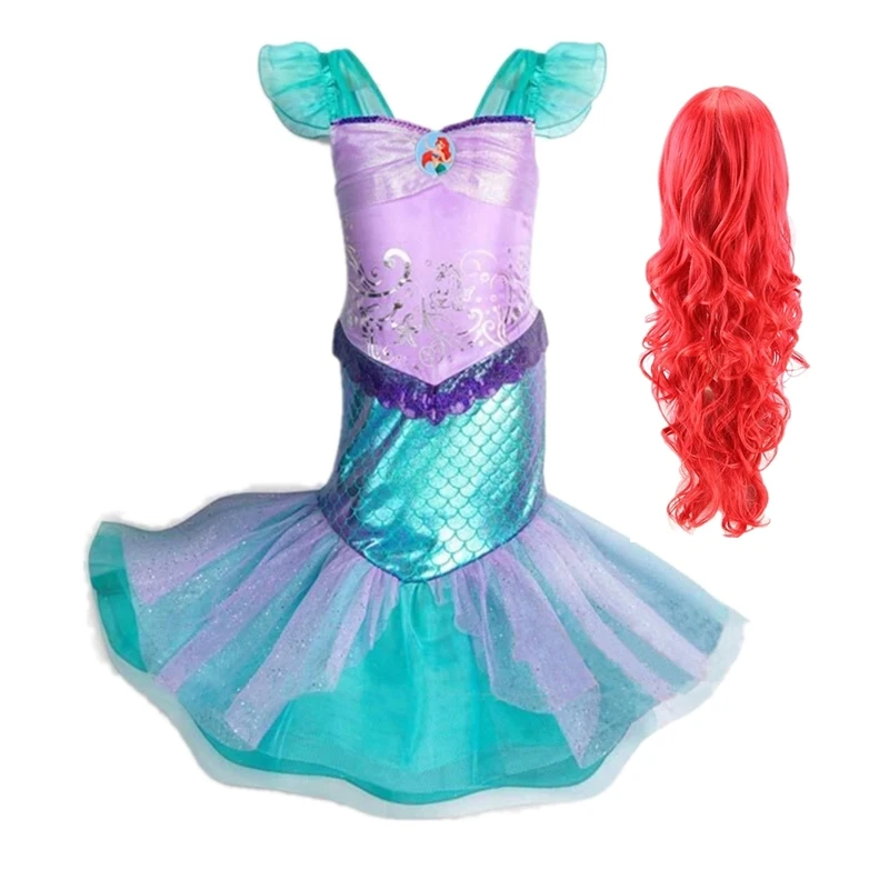 Girl Little Mermaid Fancy Dress Up Kids Photography Tulle Ariel Cosplay Princess Costume Girls Christmas Party Long Gown
Girl Little Mermaid Fancy Dress Up Kids Photography Tulle Ariel Cosplay Princess Costume Girls Christmas Party Long Gown