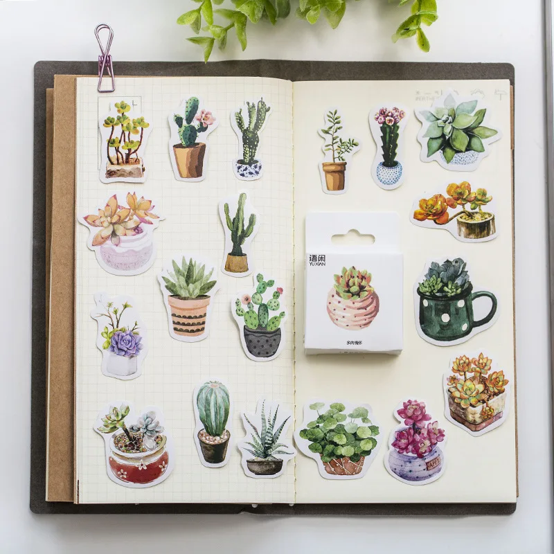 50 Pcs/Set Cute Succulent Plants Mini Paper Sticker Mobile Decoration Stickers Scrapbooking DIY Craft Stickers
50 Pcs/Set Cute Succulent Plants Mini Paper Sticker Mobile Decoration Stickers Scrapbooking DIY Craft Stickers