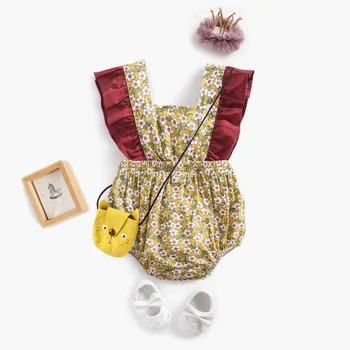 Baby Clothing Romper 2019 Summer New floral Baby short sleeve Romper Newborn baby Girl bag fart clothes Baby Knit Romper
Baby Clothing Romper 2019 Summer New floral Baby short sleeve Romper Newborn baby Girl bag fart clothes Baby Knit Romper