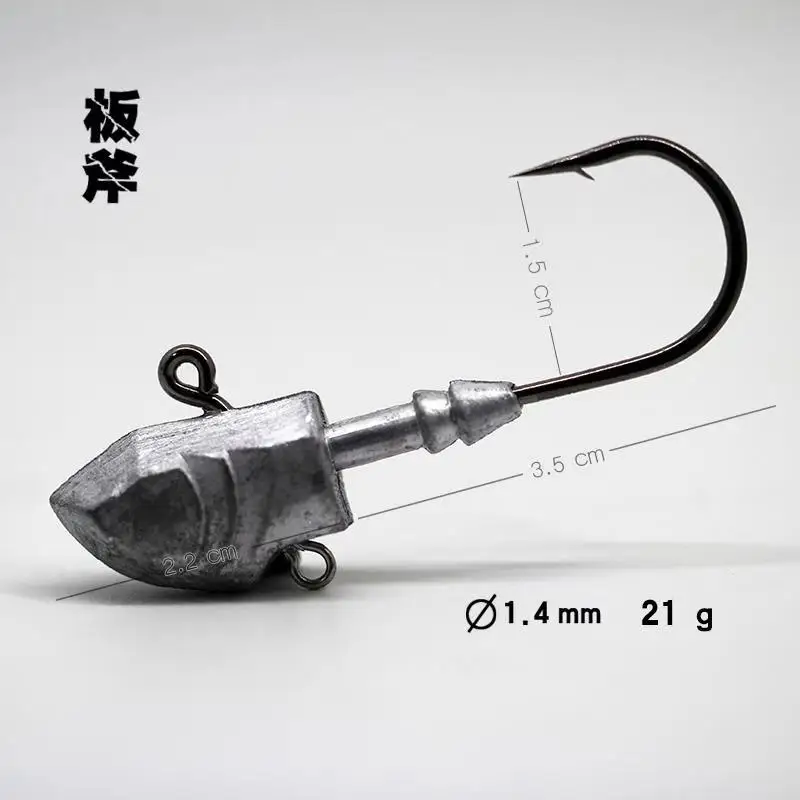 Fishing hook 1pcs 25g Lead Head Jigging Hook Worm Pesca for Soft Bait Jig Head Lure Fishing Tackle
Fishing hook 1pcs 25g Lead Head Jigging Hook Worm Pesca for Soft Bait Jig Head Lure Fishing Tackle