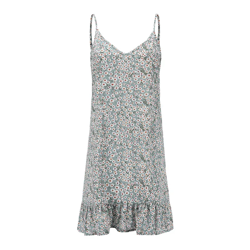 floral print loose dress02