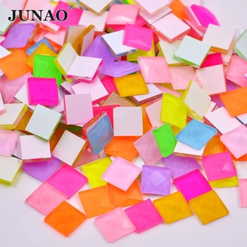 JUNAO 6 8 10 12 mm Mix Color Crystals Square Glass Rhinestones Flatback Strass Crystal Non Hotfix Crystal Stones For DIY Crafts
JUNAO 6 8 10 12 mm Mix Color Crystals Square Glass Rhinestones Flatback Strass Crystal Non Hotfix Crystal Stones For DIY Crafts