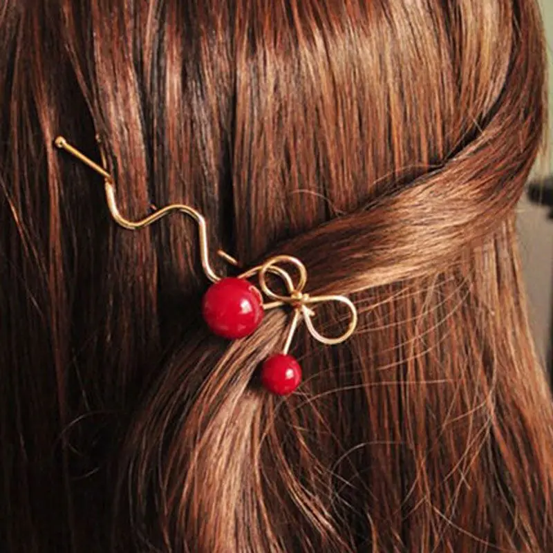 M MISM Girls Korean Cute Red Cherry Flower Hairpin For Hair Clip Female Hairpin Barrette Hair Accessories For Women Hairgrips
M MISM Girls Korean Cute Red Cherry Flower Hairpin For Hair Clip Female Hairpin Barrette Hair Accessories For Women Hairgrips