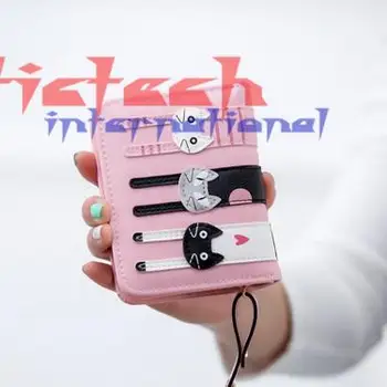 by dhl or ems 200pcs 2017 New Women Cute PU Leather Hasp Cartoon Cat Short Wallet Animal Change Purse Card Holder Girls Handbag
by dhl or ems 200pcs 2017 New Women Cute PU Leather Hasp Cartoon Cat Short Wallet Animal Change Purse Card Holder Girls Handbag