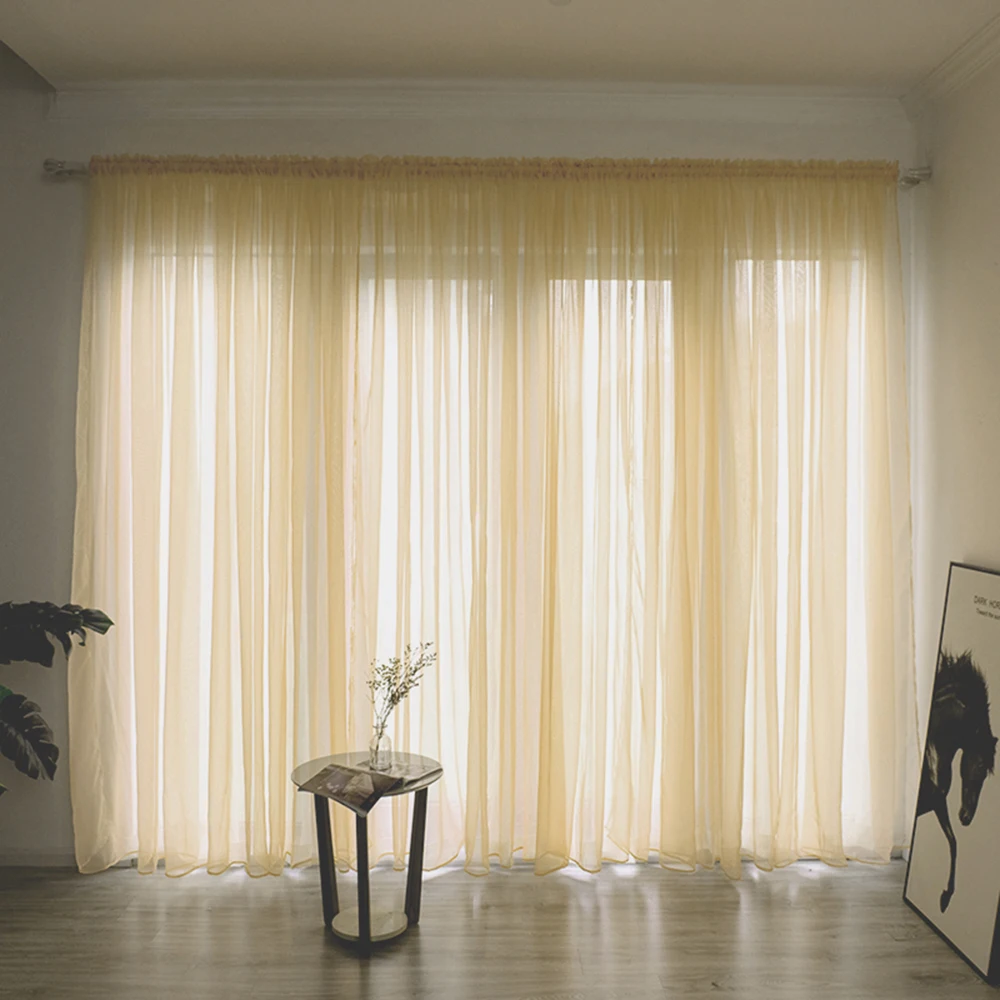 1PC Solid Color Line Curtain Window String Drape Panel Sheer Tulle Curtains For Living Room Bedroom Modern Window Treatments
1PC Solid Color Line Curtain Window String Drape Panel Sheer Tulle Curtains For Living Room Bedroom Modern Window Treatments