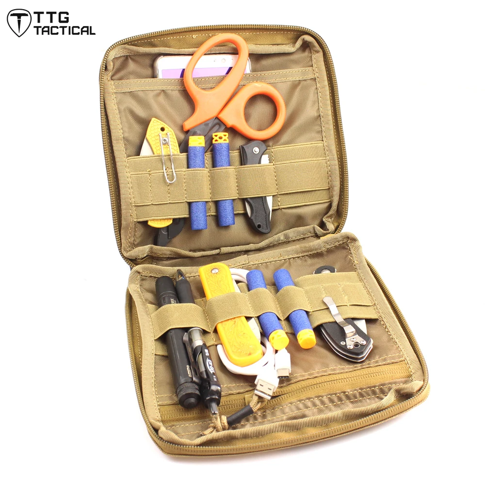 TTGTACTICAL Tactical Admin Pouch EDC Molle Military Organizer Pouch Bag Made of 1000D Nylon
TTGTACTICAL Tactical Admin Pouch EDC Molle Military Organizer Pouch Bag Made of 1000D Nylon