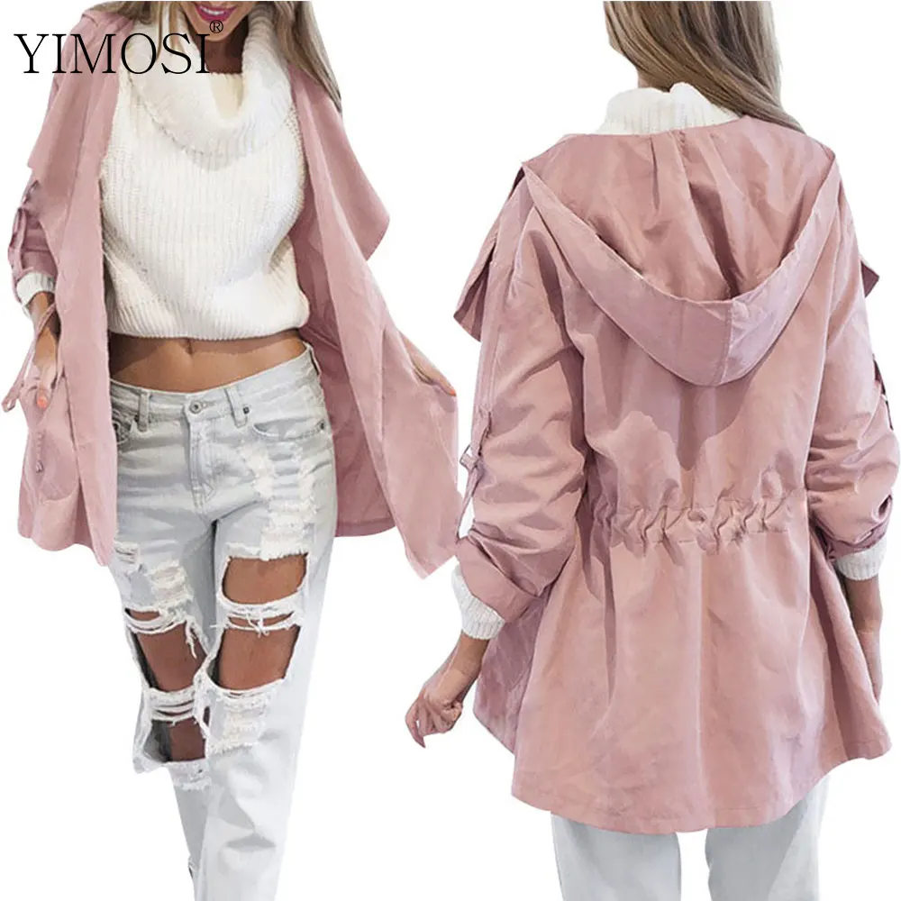 New 2019 Women Jack Coat Autumn Long Sleeve Hooded Coat Jacket Casual Elastic Waist Pocket Kimono Female Loose Outwear
New 2019 Women Jack Coat Autumn Long Sleeve Hooded Coat Jacket Casual Elastic Waist Pocket Kimono Female Loose Outwear