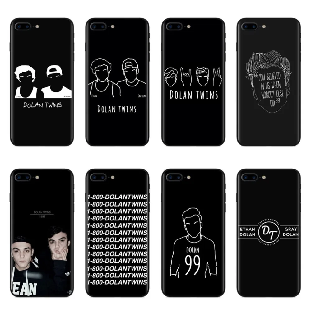 Dolan Twins Soft Silicone Phone Case for Apple iPhone X 8 8Plus 7 6 6S Plus 5S SE Phone Bags Protective Cover For iPhone 7Plus
Dolan Twins Soft Silicone Phone Case for Apple iPhone X 8 8Plus 7 6 6S Plus 5S SE Phone Bags Protective Cover For iPhone 7Plus