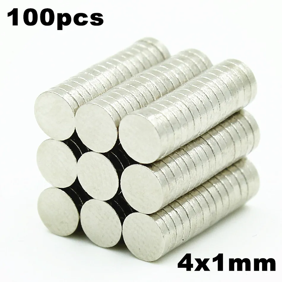 100pcs 4x1mm Super Powerful Strong Bulk Small Round NdFeB Neodymium Disc Magnets Dia 4mm x 1mm N35 Rare Earth NdFeB Magnet
100pcs 4x1mm Super Powerful Strong Bulk Small Round NdFeB Neodymium Disc Magnets Dia 4mm x 1mm N35 Rare Earth NdFeB Magnet