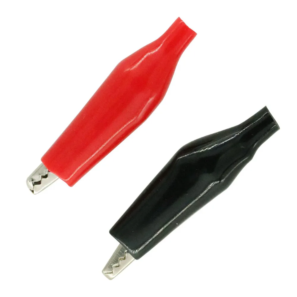 20pcs P2001 Black Red Soft Plastic Coated Testing Probe Aligator Clips Crocodile for multimeter
20pcs P2001 Black Red Soft Plastic Coated Testing Probe Aligator Clips Crocodile for multimeter