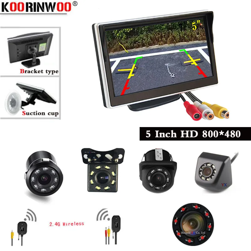 Koorinwoo Wireless Car Rear View Camera IP68 Night Vision Reverse Backup Vehicle + 5 inch Parking Monitor Sucker Window Truck
Koorinwoo Wireless Car Rear View Camera IP68 Night Vision Reverse Backup Vehicle + 5 inch Parking Monitor Sucker Window Truck