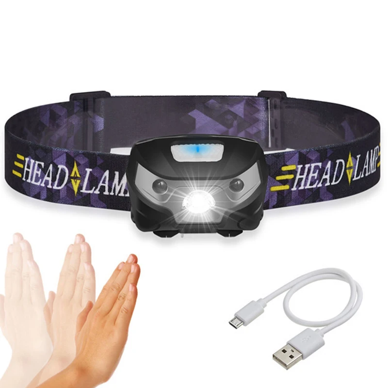 Mini LED Headlamp 4000Lm Body Motion Sensor Headlight Rechargeable Camping Flashlight For Night Camping Lighting
Mini LED Headlamp 4000Lm Body Motion Sensor Headlight Rechargeable Camping Flashlight For Night Camping Lighting