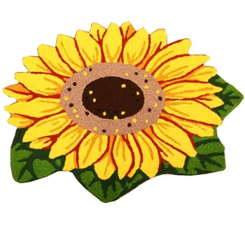 3D Sunflower Pure Cotton Soft Carpet Mats For Home Living Room Wedding tapetes Shaggy Rugs Floral de sala flower Thick Rugs
3D Sunflower Pure Cotton Soft Carpet Mats For Home Living Room Wedding tapetes Shaggy Rugs Floral de sala flower Thick Rugs