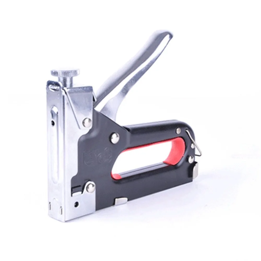 3-in-1 Manual Nail Staple Gun Furniture Stapler For Wooden Door Upholstery Framing Rivet Kit Nailers Tool | Инструменты