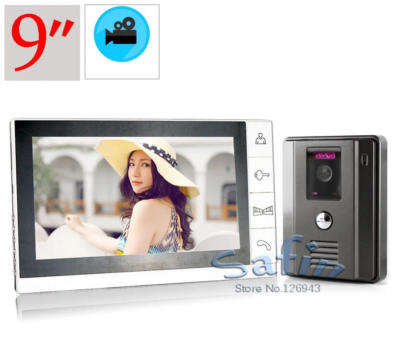 DP-998R sd card auto record 9 inch video doorp hone system intercom 700tvl hd camera intercom two way talk doorbell
DP-998R sd card auto record 9 inch video doorp hone system intercom 700tvl hd camera intercom two way talk doorbell