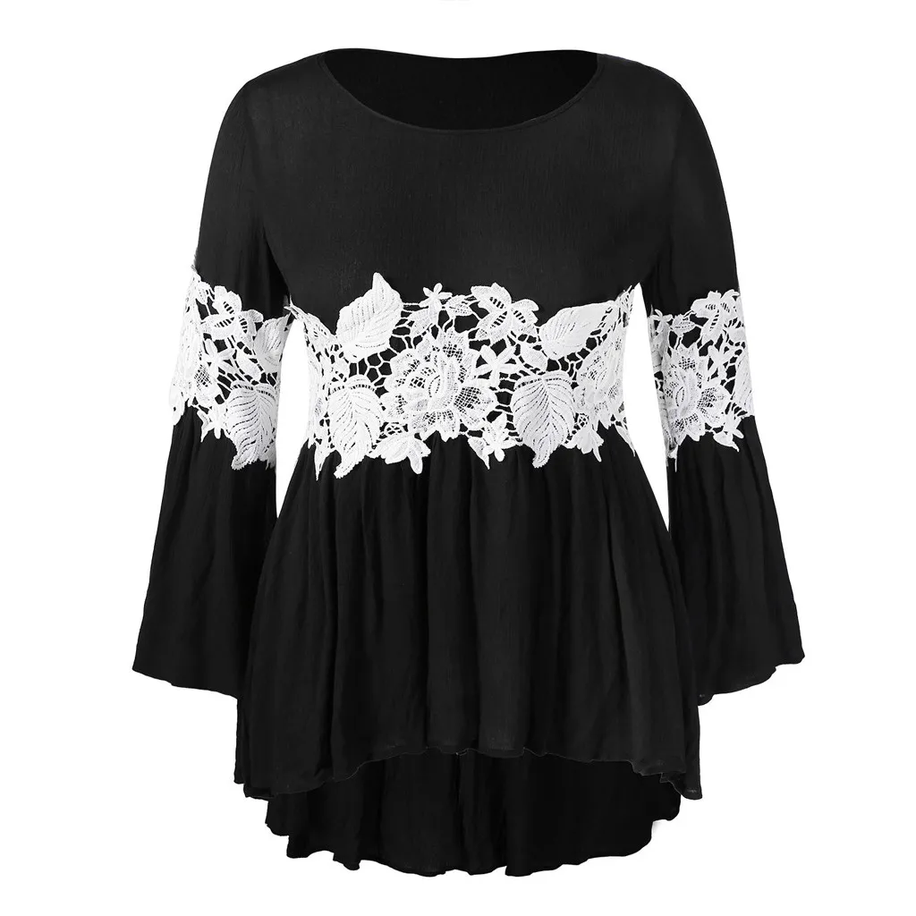 Womens Blouses Plus Size 4XL Autumn Causal Printed Flare Sleeve Tops Long Floral Lace Appliques Panel Ruched Blusas Feminina @35
Womens Blouses Plus Size 4XL Autumn Causal Printed Flare Sleeve Tops Long Floral Lace Appliques Panel Ruched Blusas Feminina @35