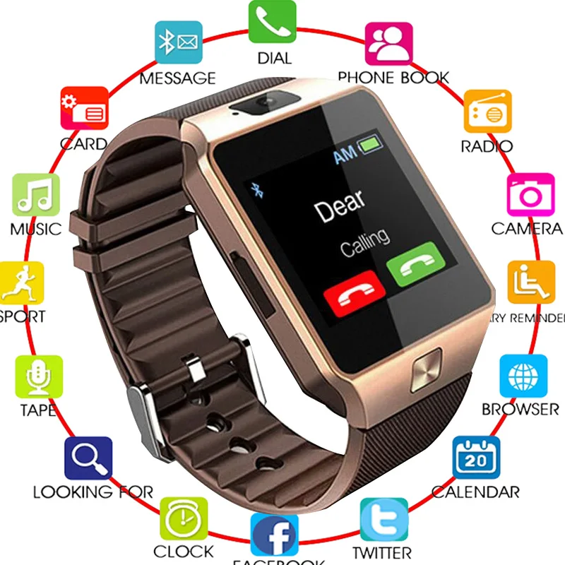 DZ09 Smart Watch Call Bluetooth Phone Watch Support TF Sim Camera Sport Wristwatch For IOS Android PK A1 GT08 Q18 U8 Smartwatch
DZ09 Smart Watch Call Bluetooth Phone Watch Support TF Sim Camera Sport Wristwatch For IOS Android PK A1 GT08 Q18 U8 Smartwatch