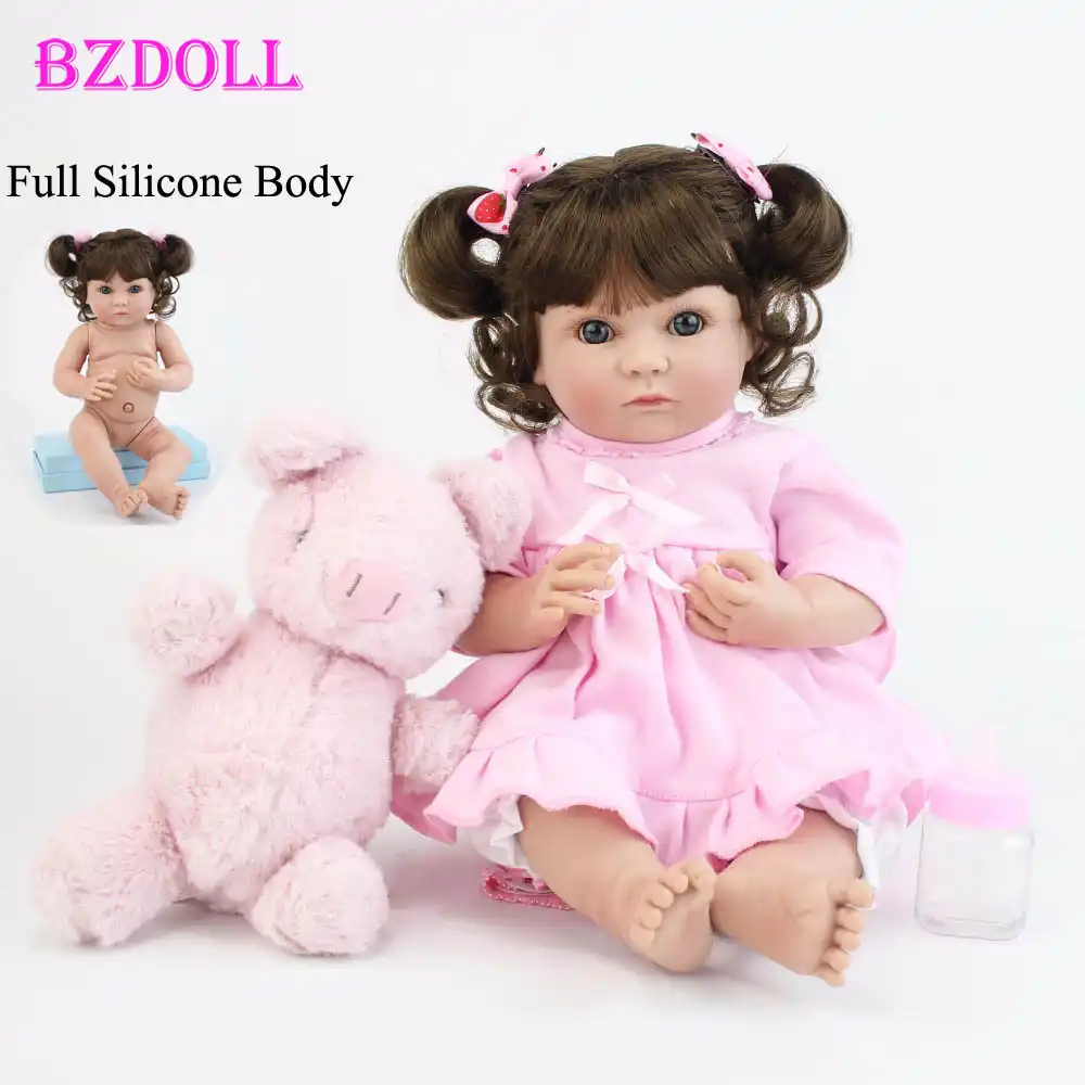 reborn girl dolls bath toy kids cute menina lol birthday gift