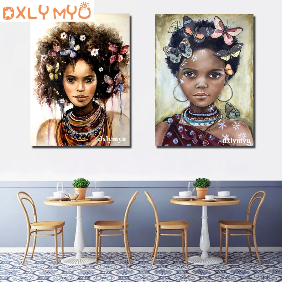 5D DIY Diamond Painting Cross Stitch African girl Diamond Mosaic Full Square Diamond Embroidery Rhinestone Painting Home Decor
5D DIY Diamond Painting Cross Stitch African girl Diamond Mosaic Full Square Diamond Embroidery Rhinestone Painting Home Decor