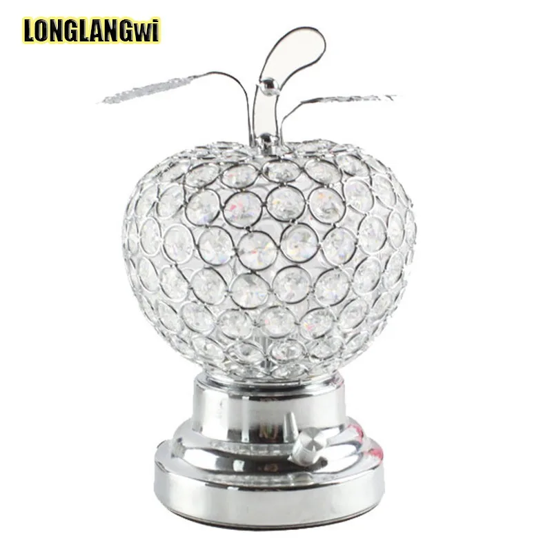 New hot LED crystal Table Lamps study bedroom bedside table lamp LED colorful lights beads Apple light
New hot LED crystal Table Lamps study bedroom bedside table lamp LED colorful lights beads Apple light